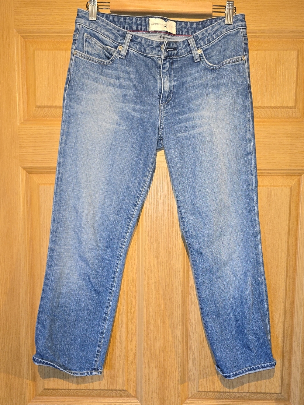 Paper Denim & Cloth Light Blue Cropped Women's Jeans